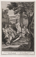 KG 12214
<br/>
Job op de mesthoop.
<br/>
<em>Surugue, Louis (1686-1762)</em>